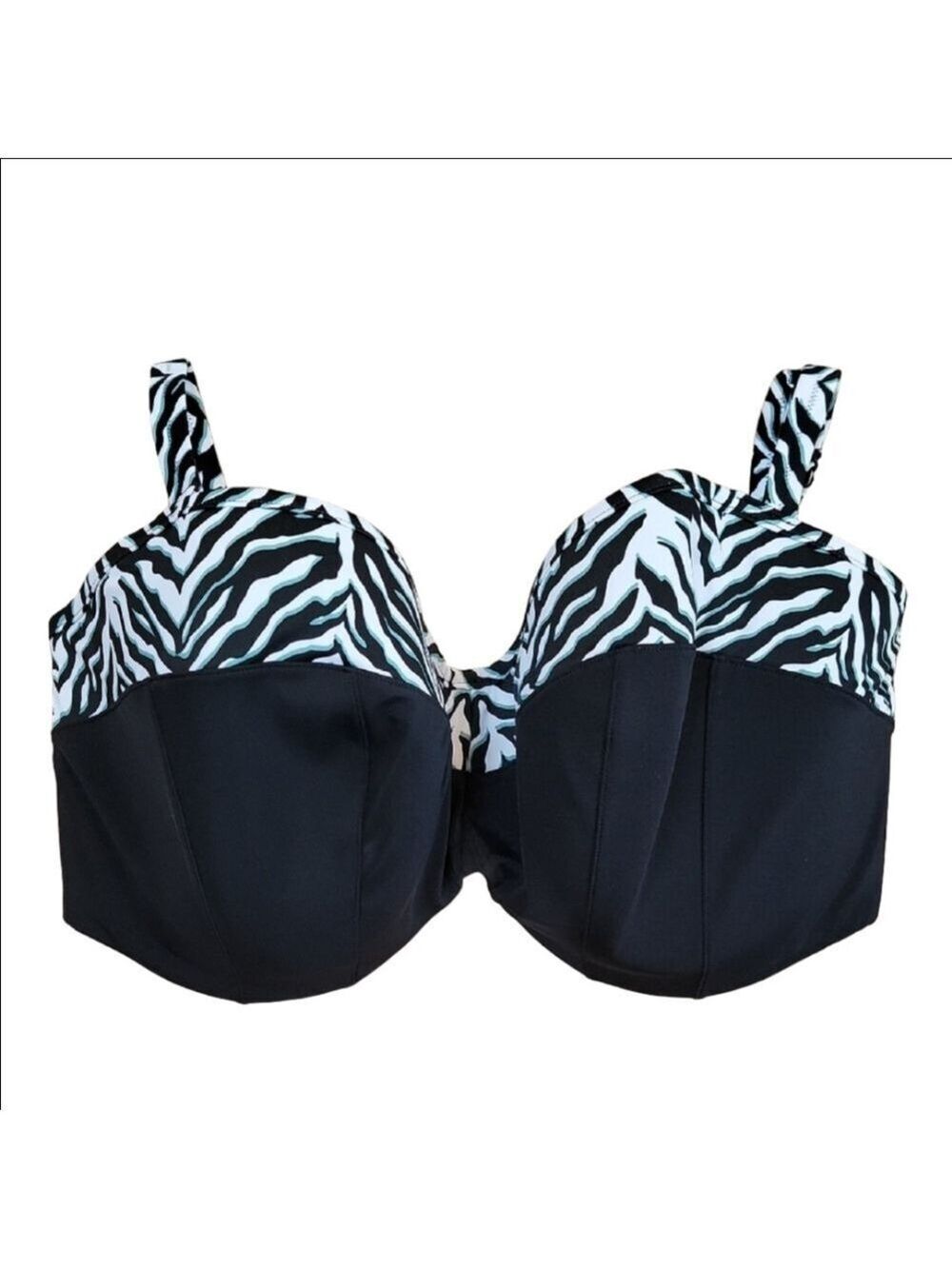 Elomi Zulu Rhythm Bandeau Bikini Swim Top Size 18GG NWOT